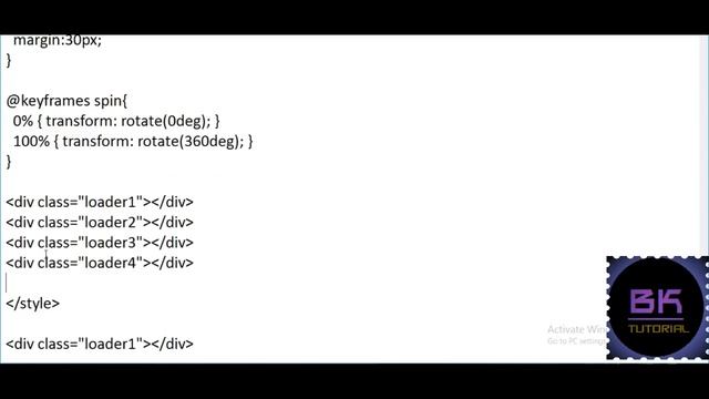 How To Create Very Simple CSS Loader For Beginners | Loading Spinner BK Tutorial