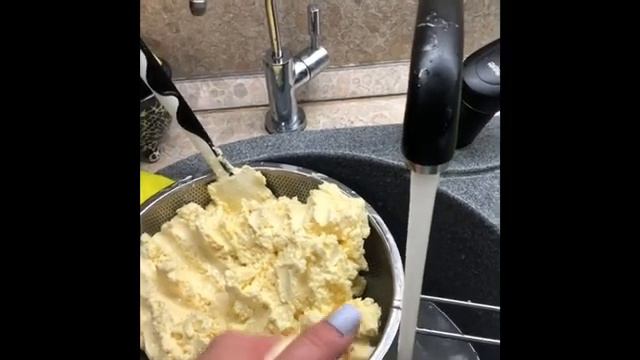 Сливочное масло из домашних сливок