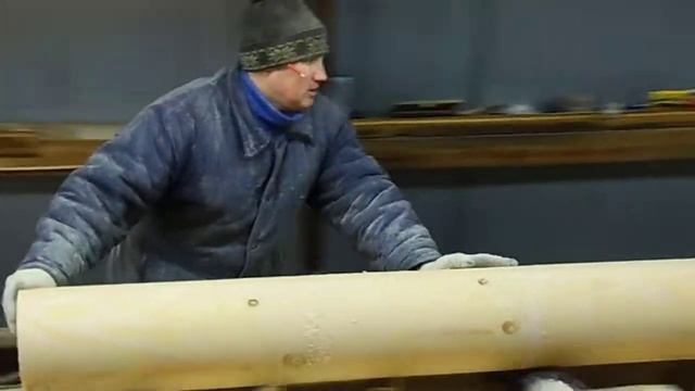 Разметка и торцовка элементов сруба согласно чертежей смотреть онлайн