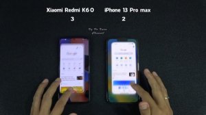 Xiaomi Redmi K60 vs iPhone 13 Pro max | Benchmark Scores and SpeedTest