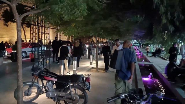 IRAN2023|Night Walk In Shiraz City|Iran Street Food|walk in iran|Iran City Tour