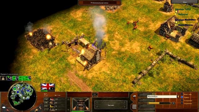 Age of Empires 3. Игра за Англичан. смотреть онлайн