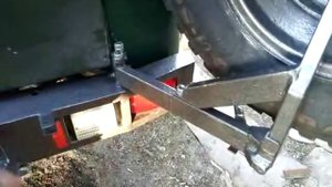 Силовой задний бампер УАЗ с откидной калиткой