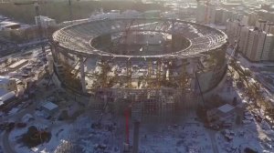 Вице-премьер Виталий Мутко проверил, как идет строительство стадиона в Екатеринбурге