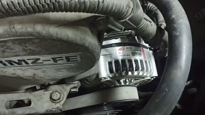 Toyota Camry 30 не хватает напряжения на холостом ходу. Решение генератор на 130а вместо 90а.