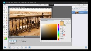 Photoshop Elements Tutorial 06 How To Make a Sepia Photo