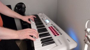 Korg Kross 2 jamming