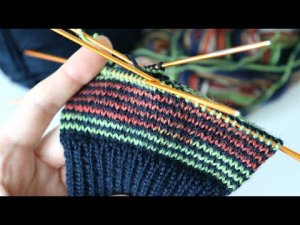 ХЕЛИКС. ПРОСТОЙ метод вязания носков. КРУТОЕ СОЧЕТАНИЕ ЦВЕТОВ!