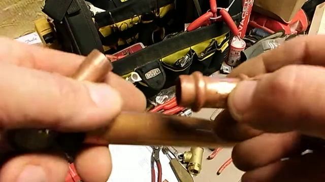Способ соединения медной трубы