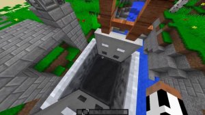 Канатная дорога в майнкрафт без модов