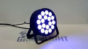 Светодиодный прожектор LED PAR 18x12 RGBW slim