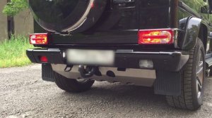 Защита бензобака для Гелендвагена из нержавеющей стали