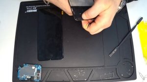 Полный разбор разбитого Samsung A70 / замена дисплея