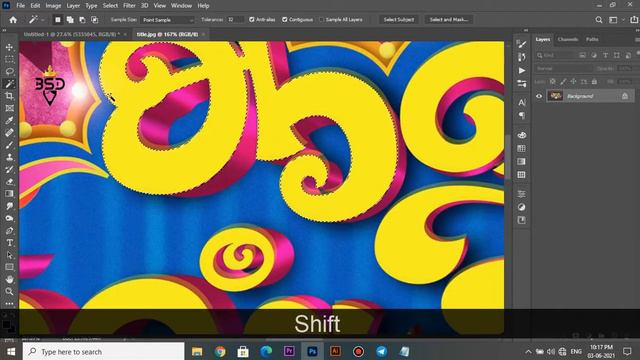 Wedding invitation design in | Photoshop 2021 Tutorial | смотреть онлайн