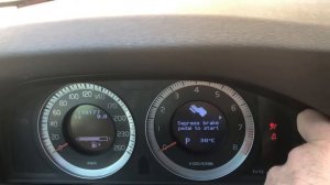 Reset the service reminder of Volvo S60 2011-2014