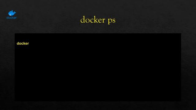 Command - docker ps смотреть онлайн