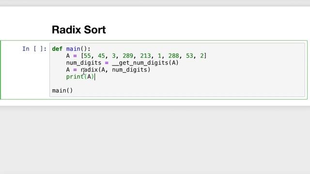 RADIX Sort in Python | tutorial and how to implement in code
