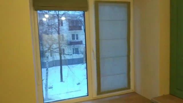 Римские шторы на каждую створку - видео обзор от первого лица.mp4