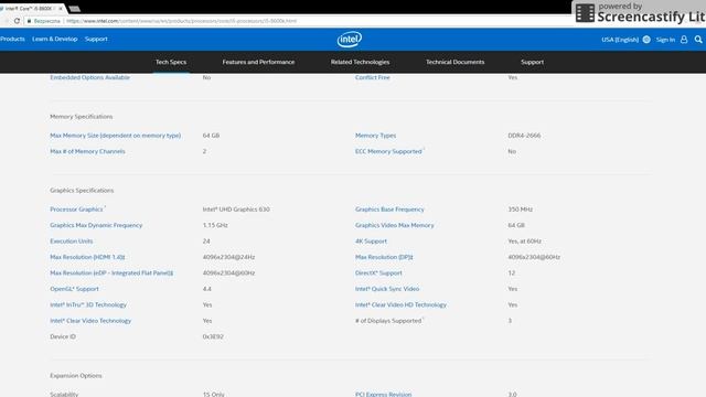 Intel Core i5 8600K Coffee Lake смотреть онлайн