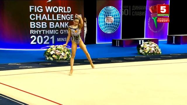 KRAMARENKO LALA (RUS) - RGI Hoop Final - 26,650 ✨✨ WCC MINSK 2021 смотреть онлайн