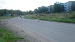 Мотосамокат с бензопилы Урал