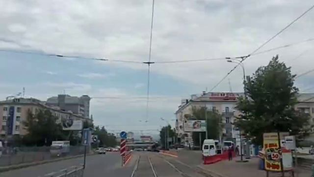 На трамвайчике 4-ке по Улан-Удэ смотреть онлайн