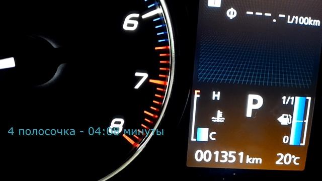 Сколько прогревается авто и как происходит индикация этого - Mitsubishi Outlander 2023