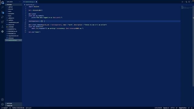 Make Discord Slash Commands with Python | Pycord