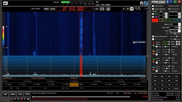 09.04.2023 11:27UTC, [WPAS],  Предп. церковь Св. Марии, Ньюмаркет, Ирландия, 27315кГц,  3016км