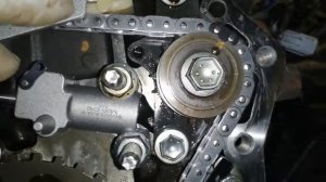 TOYOTA 2trfe ЗАМЕНА ЦЕПИ БОЛОНСИРОВОЧНЫХ ВАЛОВ