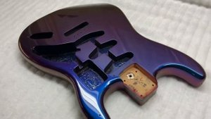 Eric Clapton Signature Fender Stratocaster guitar - Color shifting paint job by Sims Custom Shop