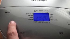 Обзор на Хлебопечь Gorenje BM 1600 WG / Первый запуск