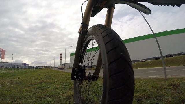 Работа вилки DNM USD-180 на электровелосипеде. смотреть онлайн