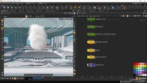 091 Emitting smoke from an object