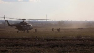 Двустороннее тактическое учение мотострелков ЮВО на полигоне Прудбой