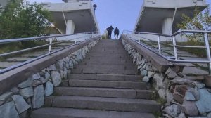 Алматы Медео пешком вверх по лестнице на платину, суббота, утро #asrm #walking #mountains