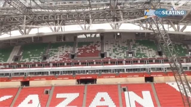 Инсталляция Euroseatin Russsia стадиона ( Казань-Арена)