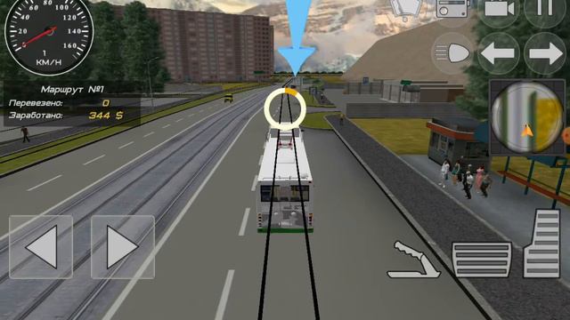 играем в 3D симулятор троллейбуса смотреть онлайн