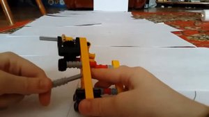 Мой 1 ткацкий станок из лего