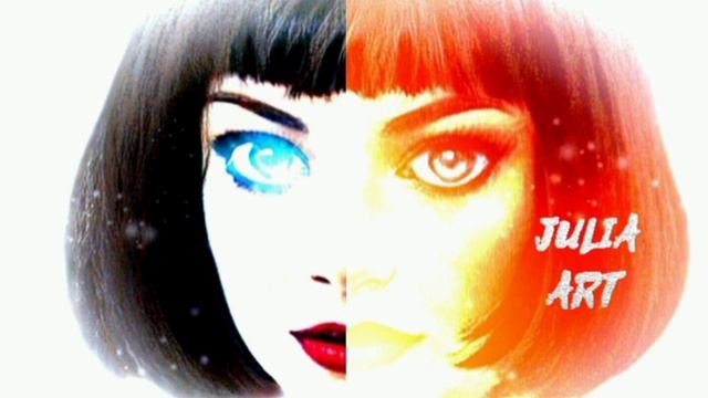КОСМО💞РИСОВАНИЕ от JULIA ART🫶🫶🎆🌌🌄ПОРТРЕТ🩵