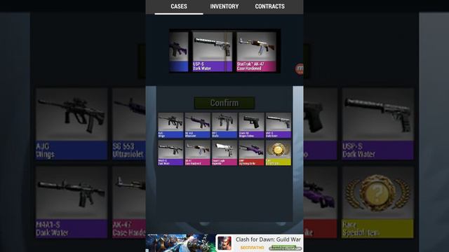 Открытие кейсов в приложение  Case Simulator 2 смотреть онлайн