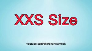 How To Pronounce XXS Size In English - "Talle XXS" En Inglés