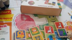Видеоотзыв о развивающей игре "домино с изображением животных" для детей от 3х лет, фирмы Mapacha