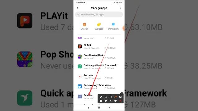 How to fix Xiaomi phone scanner app keeps stopping