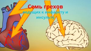 Семь грехов, ведущих к инфаркту и инсульту.