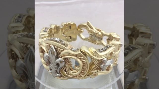 Браслет широкий Лилия смотреть онлайн