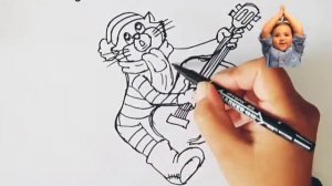 Как Нарисовать Кота Матроскина из Простоквашино поэтапно - Рисуем персонажей для детей