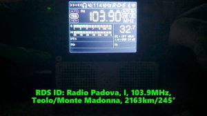 23.06.2024 18:54UTC, [Es], Radio Padova, Италия, 103.9МГц, 2163км