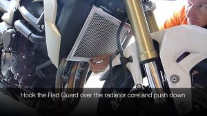 Suzuki GSR 750 2011 - 2015 Rad Guard fitting instructions