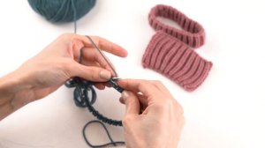 Английская резинка в круговом вязании